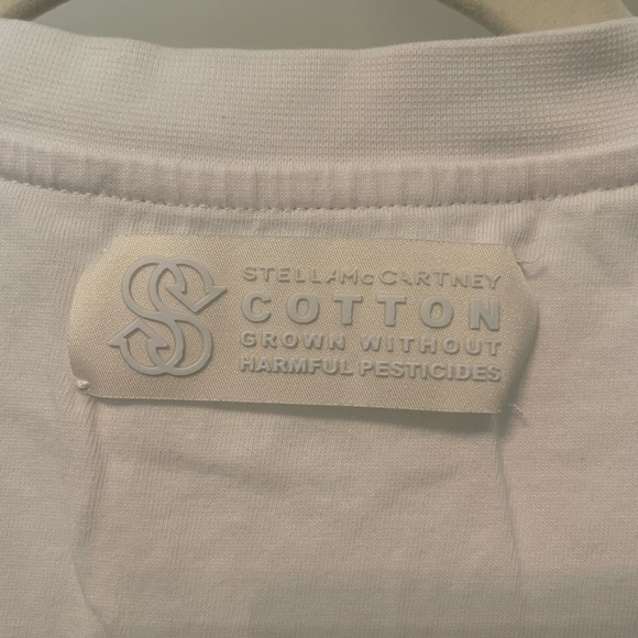 Stella McCartney White Short Sleeve Tee - Picture 3 of 10